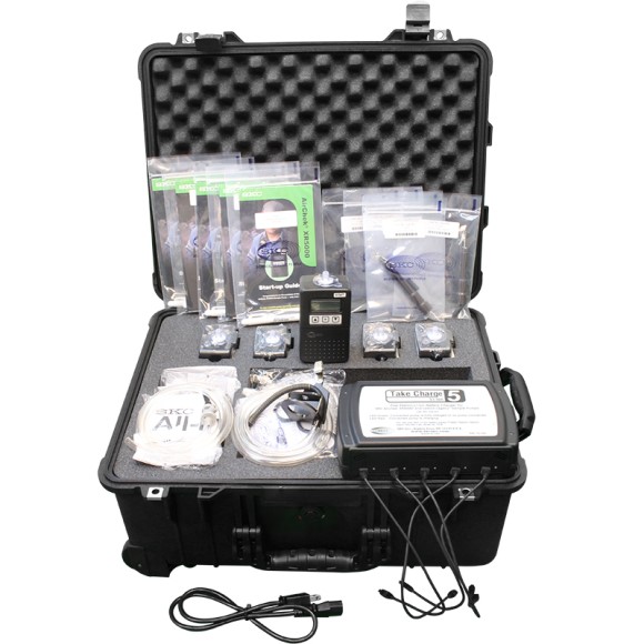 AirChek XR5000 5-pack Deluxe Sample Pump Kit, High-power Li-Ion