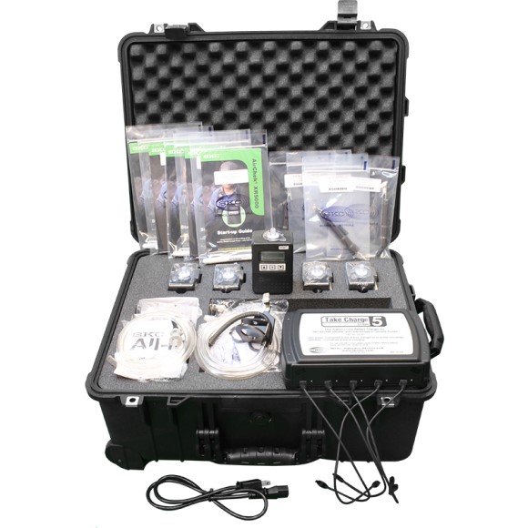 AirChek XR5000 5-pack Deluxe Sample Pump Kit, Standard Li-Ion