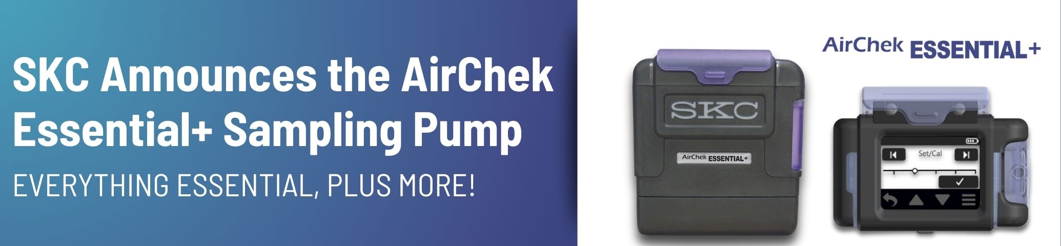 SKC Announces the AirChek Essential+ Sampling Pump