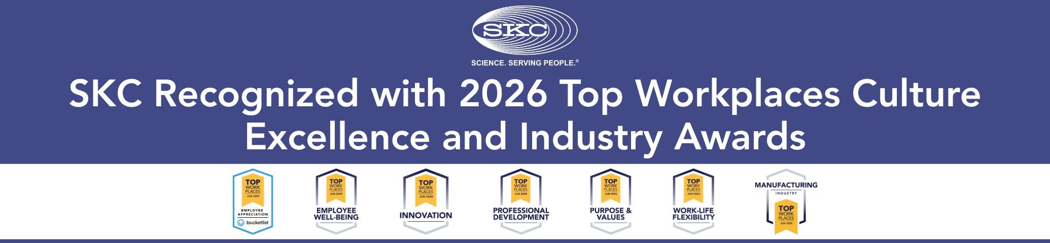 SKC Recognized with 2026 Top Workplaces Culture Excellence and Industry Awards