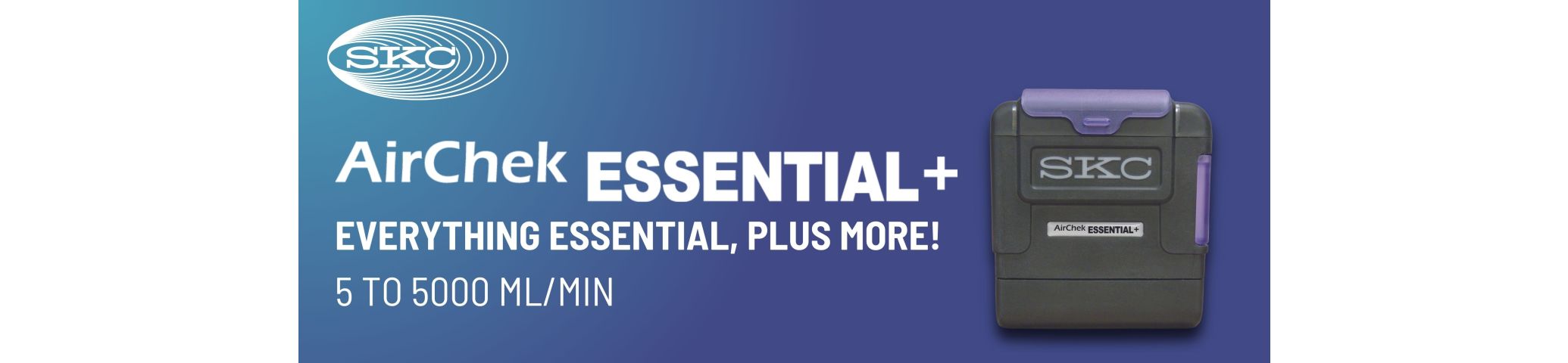 SKC Announces the AirChek Essential+ Sampling Pump