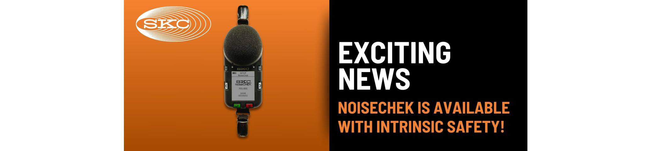 Intrinsic Safety Expands Applications for the NoiseCHEK Personal Dosimeter