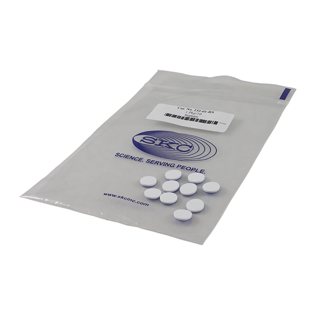 232 Tedlar® Series Sample Bag PTFE Lined Septum, 10Pk