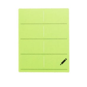 X-act 7000 Label For Holder, Green, 5Pk