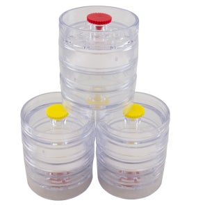 Filter Cassette, MCE BestChek w/Support Pad, Low Asbestos Background, 0.45 µm, 37mm, 4-Piece, Clear Styrene Traditional Style Cassette, Banded, 50Pk