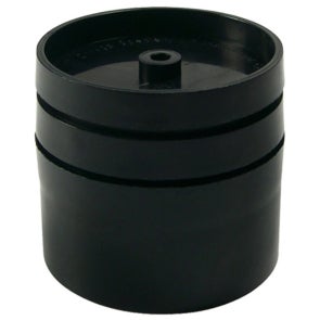 Filter Cassette, MCE w/Support Pad, 0.45 µm, 37mm, 3-Piece Black Conductive Traditional Style Cassette, Banded, 50Pk