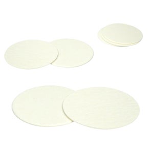 Filter Cassette, Polycarbonate w/Support Pad, 0.8 µm, 25-mm, 3-Piece Black Conductive Goblet Style w/extension cowl and 2-inch spacer, Banded, 50Pk