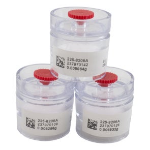 Filter Cassette, PVC, GLA-5000 w/Support Pad, Preweighed, 5 Dec, 5.00 µm, 25-mm, 2-Piece Clear Styrene Traditional Style Cassette, Banded, 50Pk