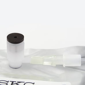 Tedlar® Sample Bag w/Polypropylene Breath-Gas Analysis Fitting and Mouthpieces, 1L, 5Pk