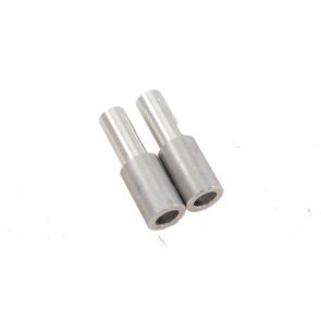 Adjustable Low Flow Holder Metal Rubber Tubing Adapter, 2Pk