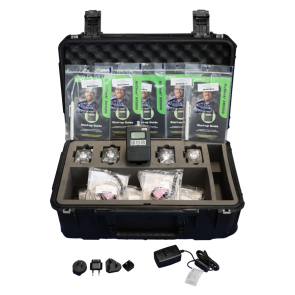 AirChek XR5000 with Standard Power Battery 5-pack High Flow Pump Kit w/Single Chargers