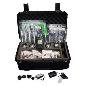 AirChek XR5000 with Standard Power Battery 5-pack High/Low Flow Pump Kit w/Single Chargers