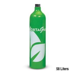 Calibration Gas Mixture, Carbon Monoxide 100 ppm, Hydrogen Sulfide 25 ppm, Oxygen 18%, Balance Nitrogen, 58L