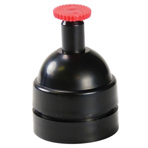 Cassette, Blank, 2-Piece, 25mm, Black Conductive Polypropylene, Goblet Style, 50Pk