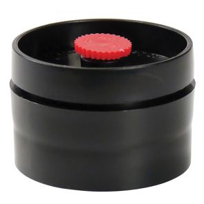 Cassette, Blank, 2-Piece, 37mm, Black Conductive Polypropylene, Traditional Style, 50Pk