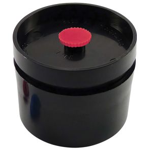 Cassette Blank, 2-Piece, 47-mm, Black Conductive Polypropylene, 25Pk