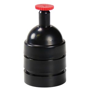 Cassette, Blank, 3-Piece, 25mm, Black Polypropylene Conductive, Goblet Style w/ 1/2 inch Spacer, 50Pk