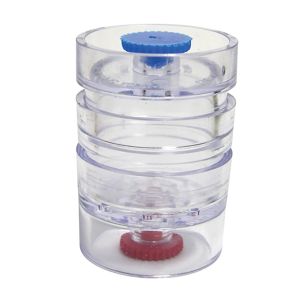 Cassette, Blank, SureSeal™, Leak Free, 3-Piece, 25mm, Clear Styrene, Traditional Style, 250Pk