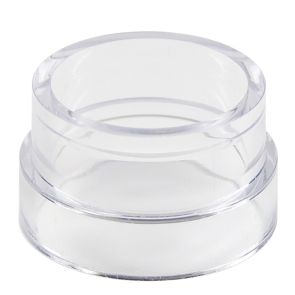 Cassette Spacer, 1/2 inch, 25mm, Clear Styrene, 50Pk