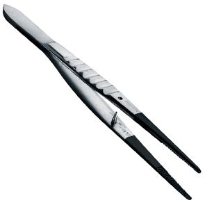 Forceps, Stainless Steel w/ PTFE-Coated Non-Serrated Pointed Tips