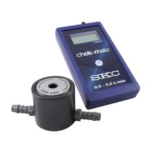 chek-mate Flowmeter w/CalChek, 0.50-5 L/Min, w/ISO Cert, Kit