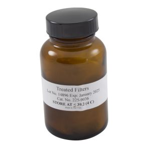 Coated Filter, 2 Glass Fiber coated w/2,4-Dinitrophenylhydrazine, 25mm, Filters Only, 10Pk