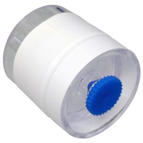 Coated Filter Cassette, 1 Glass Fiber, 1 Polyester Filter coated w/Mercuric Chloride, w/o Support Pad, 37mm, 3-Piece Traditional Style Styrene Cassette, Banded, 10Pk