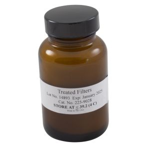 Coated Filter, Glass Fiber coated w/Veratrylamine, 25mm, Filters Only, 10Pk