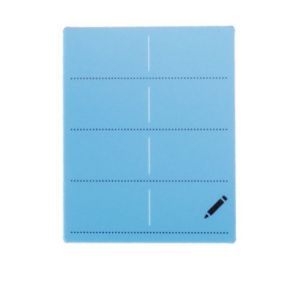X-act 7000 Label For Holder, Blue, 5Pk
