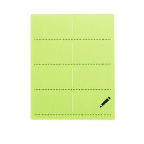 X-act 7000 Label For Holder, Green, 5Pk