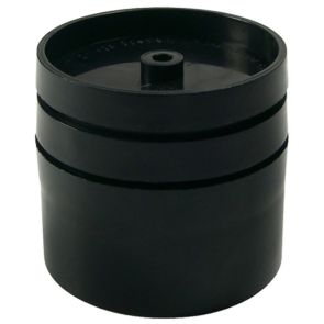 Filter Cassette, MCE w/Support Pad, 0.45 µm, 37mm, 3-Piece Black Conductive Traditional Style Cassette, Banded, 50Pk