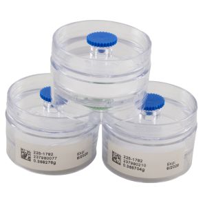 Filter Cassette, PTFE w/Cellulose Support, Preweighed, 2.00 µm, 37mm, 2-Piece Clear Styrene Traditional Style Cassette, Banded, 50Pk
