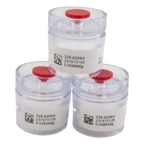 Filter Cassette, PVC, GLA-5000 w/Support Pad, Preweighed, 5 Dec, 5.00 µm, 25-mm, 2-Piece Clear Styrene Traditional Style Cassette, Banded, 50Pk