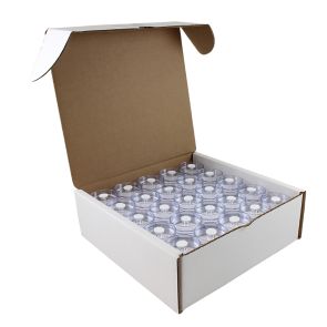 Filter Cassette, PVC, GLA-5000 w/Support Pad, Matched Weight, 5.00 µm, 37mm, 2-Piece Clear Styrene Traditional Style Cassette, 50Pk