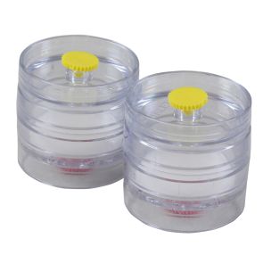 Filter Cassette, Quartz, for NIOSH 5040, 37mm, 3-Piece Clear Styrene Traditional Style Cassette, Banded, 50Pk