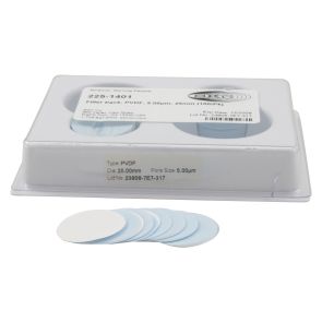 Filter, Polyvinylidene Fluoride (PVDF) Filters, w/o Support Pad 5.0 µm, 25-mm, 100Pk