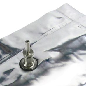 FlexFoil PLUS Sample Bag w/Single Stainless Steel Septum Fitting, 1L, Each