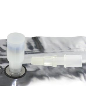 FlexFoil PLUS Sample Bags w/Polypropylene Breath-Gas Analysis Fitting and Mouthpieces, 1L, 5Pk