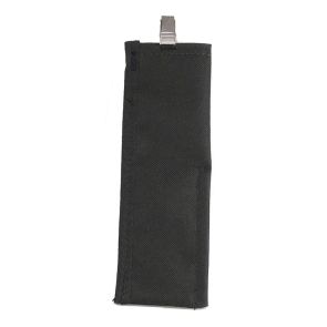 Glass Midget Impinger Holster, polyester w/clip for attaching to clothing