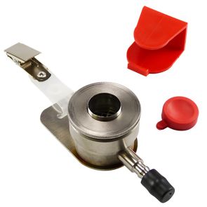 IOM Sampler, Stainless Steel w/Transport Clip and Cover