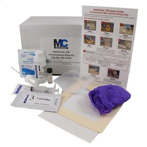 MethChek 100 Colorimetric Wipe Kit, Semi-quantitative, 3Pk