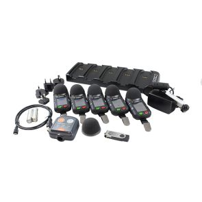 NoiseCHEK Noise Dosimeter 5-pack Kit w/Class 2 Calibrator