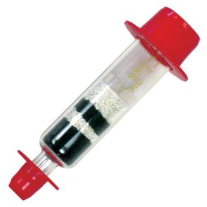 OVS Sorbent Tube, XAD-2 sorbent w/Glass Fiber Filter, 13 to 8 x 75-mm size, 2 sections, 270/140 mg, 20/60 mesh, 50Pk