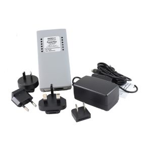 PowerFlex Single Battery Charger, 100-240 V, includes power supply and cord; requires pump specific cable