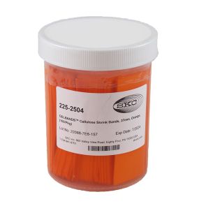 GELBANDS™ Cellulose Shrink Bands, 37mm, Orange, 1,000Pk