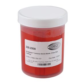 GELBANDS™ Cellulose Shrink Bands, 37mm, Red, 1,000Pk