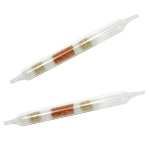 Sorbent Tube, Molecular Sieve treated w/Triethanolamine/Molecular Sieve treated w/Triethanolamine/Oxidizer, 10 x 110-mm size, 3 sections, 400/400/600 mg sorbent, 20/40 mesh, 50Pk