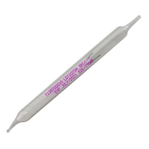 Sorbent Tube, Silica Gel, 8 x 110-mm size, 2 sections, 520/260 mg sorbent, 20/40 mesh, 50Pk