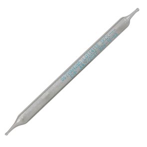 Sorbent Tube, Silica Gel, specially cleaned, 7 x 110-mm size, 2 sections, 400/200 mg sorbent, 20/40 mesh, 1000Pk