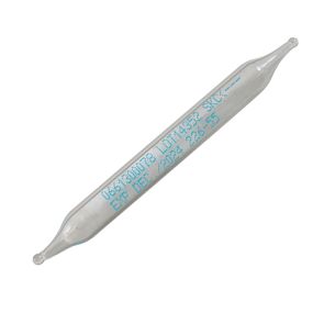Sorbent Tube, Silica Gel, treated w/sodium hydroxide, 7 x 70-mm size, 2 sections, 150/75 mg sorbent, 40/60 mesh, 20Pk